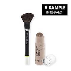 Pennello per guance e zigomi 04 + Contour Stick in crema, SEPHORA COLLECTION